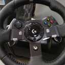 Logitech G920 Driving Force Racing Wheel and Floor Pedals, Real Force Feedback, Stainless Steel Paddle Shifters, Leather Steering Wheel Cover for Xbox Series X|S, Xbox One, PC, Mac - Black