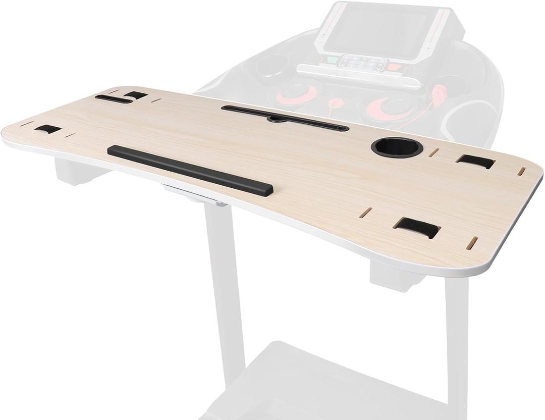 KELIXU 39" Treadmill Desk Attachment, Universal Walking Laptop Holder Desk Ergonomic Platform Workstation for Treadmill with Cup Holder, Laptop/Tablet Stand