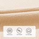 AlvaQ Womens Short Jumpsuits Solid Color Summer Casual Waffle Button Front Sleeveless Rompers with Pockets (X-Large)