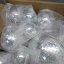 Libima 12 Pack Bulk Large Disco Ball Decorations, Silver Mirror Hanging Disco Balls Ornaments for Christmas Tree, Mothers Day, 70s 80s Party, Wedding, Prom, DIY Decor(12'', 8'', 6'', 4'')