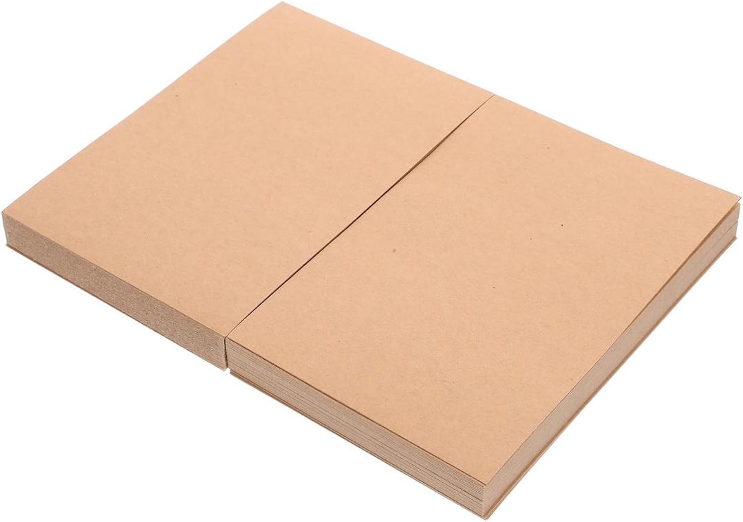 100Pcs Blank Postcards DIY Cardstock Paper for Hand Drawing Invitations Thank You Notes for Crafting Printing and Artistic Creations