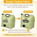 2 x Camping Water Container 2 Gallon Collapsible Water Jug with Spout - Reusable Plastic Flasks, Foldable Empty Gallon Jug for Water Storage, Water Bag for Outdoor Hiking Emergency Prep (1 Pack)