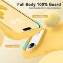 BENTOBEN Magnetic for iPhone Air Case with Magsafe, Liquid Silicone Phone Case iPhone 17 Air Shockproof Gel Rubber Soft Bumper Microfiber Lining Protective Cover Cases for iPhone Air 6.5" 2025, Yellow
