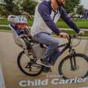 Schwinn Deluxe Child Bike Carrier, Seats one Kid Ages 1+, Frame Mount, Adjustable Safety Harness, Quick Release Design, Comfortable Padding, Rear-Mounted Child Bike Seat for Toddler