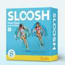 SLOOSH Inflatable Pool Floats Adult,2 Pack Pool Chairs with Cup Holders,X-Large Blow up Floats Chair,Hammock Noodle Mat for Relaxing Summer Water Fun Swimming Party Beach