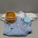 Halloween Costume Women, Halloween Princess Costumes for Adults Basket Dress Socks Hair Bows Book Storybook Character, L