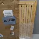 24"x16" Large Stone Drying Mat with Bamboo Rack, Beige