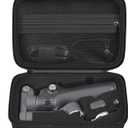 Comecase Osmo Mobile 8/ 7P Case Compatible with DJI OM 8/ OM 7 Pro/7 Gimbal Stabilizer, Travel Bag with Mesh Pocket & Sponge Padding for Smartphone Gimbal Stabilizer Accessories -Black