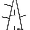 CAP Barbell Weight Plate Rack for 1-Inch Weight Plates (Black, Standard A-style 1" Plate Tree)