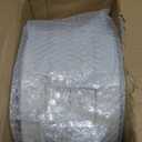 Nervure 100Pcs Ivory and Gold Plastic Plates - 10.25inch Disposable Ivory Dinner Plates - Heavy Duty Plastic Plate Ideal for Wedding & Party