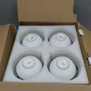 Fine Bone China Dinnerware Set for 4, 12-Piece Blue and White Porcelain Dinnerware Set (Blue C)