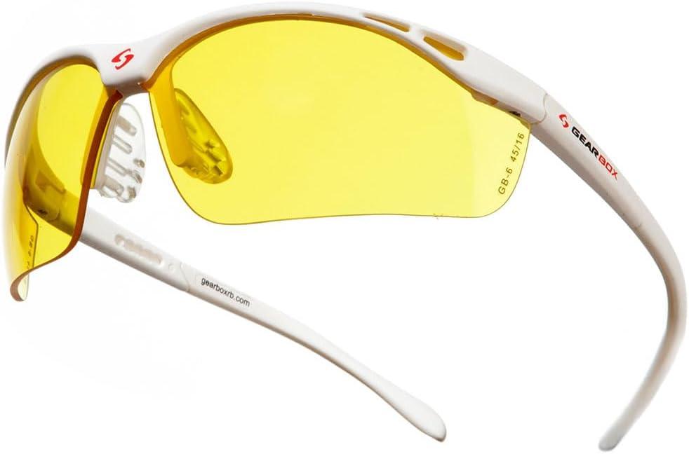 Gearbox Vision Eye Protection with Hard Case (White)