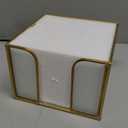 Sumnacon Glass Napkin Holder for Table, Stylish Cocktail Napkin Holder,Modern Napkin Holders for Paper Napkins,Gold Napkin Holders for Kitchen Dining Table Party Restaurant Bar