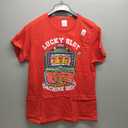 Lucky Slot Machine Tee Casino Las Vegas Gambling T-Shirt Small, XL