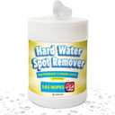 IMPRESA [165CT] Hard Water-Stain Wet Wipes  Vinegar Wipes Stain Remover for Shower, Car & Home  Hard Water Stain Remover for Glass - Made in USA
