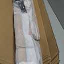 MEEDEN Large Studio Artist Easel, Holds Max Canvas 48", Solid Beech Wood H-Frame Easel with Large Storage Tray, Adjustable Art Painting Easel Stand with Wheels for Beginners & Artists, Walnut