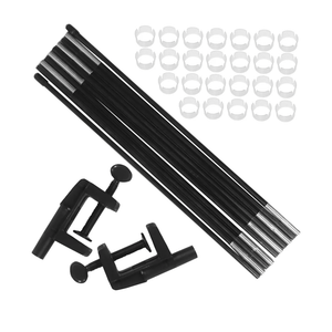 1 Set Adjustable Balloon Arch Stand Kit Fiber Rod Frame for Showers Birthdays and Weddings Easy Assembly Lightweight and Stable Support for DIY Decorations