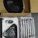 Pool Outdoor Towel Rack, 6 Bars with Top Tray Metal Heavy Duty Pool Accessories with Heavy Metal Base, Hot Tub Accessories Towel Dying Rack Towel Stand for Pool, Hot Tub etc (51.5 inches)