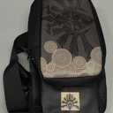 GLDRAM Travel Carrying Case for Nintendo Switch 2 / NS / OLED / Lite, Theme of Zelda Shoulder Sling Bag, Portable Crossbody Backpack with 12 Slots Card Holder & 2 Thumb Grips for Game Accessories (Black)