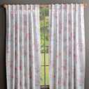 Maison d' Hermine Curtains for Living Room 100% Cotton 84 inch Length Two Panel Light Filtering Curtains for Windows with Rod and Loop Pockets Gifts for Mothers Day (Paradise Island, 50" W x 84" L)