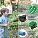 Garden Hose 75ft, Pliable lightweight Water Hose with Triple Layer 3/4" Fittings Ergonomic Grip Indoor & Outdoor Use Gift for Lawn Backyard Collapsible & Car Wash Watering Plants Green