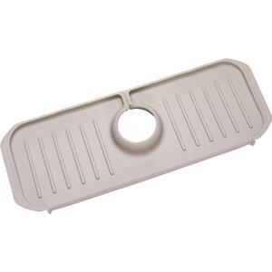 Clorox KeptClean Kitchen Faucet Splash Guard, Almond Cream