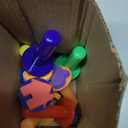 42Pcs Toddlers Kids Paint Sponges Including 30 Craft Sponge Shapes 12 EVA Sponge Stamper, Early Learning Finger Paint Sponge Brushes Foam Art Drawing Tools