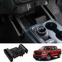 Mabett Center Console Shifter Storage Tray Compatible with Ford Maverick 2022 2023 2024 2025 Accessories, Gear Shifter Side Organizer Tray for Maverick(Not Fit 2025 Model with Wireless charge)