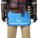 Tomioka Game Cosplay Costume Uniform Blue Princess Uniform Cloak Full Set Halloween Party Outfits (X-Small)