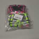 2 Pack Large Size Adjustable Running Reflective Vests, High Visibility Safety Reflective Gears and 2 Pack Reflective Gear Wristbands for Night Running, Biking,Hiking,Jogging and Dog Walking