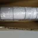 Kolldenn 2 Rolls Black Dashed Lined Fabric Bulletin Board Paper Roll 4x12ft