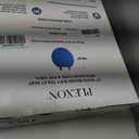 Plexon Soft Cushioned Toilet Seat, Round, White, Slow-Close Lid & Seat, Quick-Release Hinge, Easy To Clean & Change