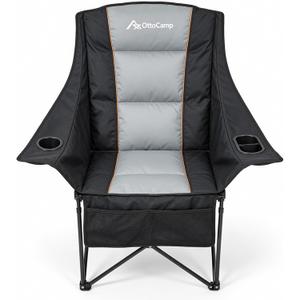 Oversized Camping Chair, Padded Camping Chairs for Adults
Heavy Duty, Supports 500lbs, Padded Portable Outdoor Chairs with Cup Holder, Storage Pockets for Sports Beach Fishing