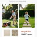 VEVOR Garden Stepping Stones, 16Pcs 15.5 x 15.5 in, Decorative Stepping Stones with Stakes, Weather-Resistant Plastic Pathway Pavers, Smooth Surface, Outdoor Walkway for Lawn Patio Landscape, Beige