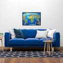 1000 Piece World Landmarks Map Puzzle Paper Jigsaw Puzzle for Adults School Supplies World Map Puzzle 1000 Pieces Puzzles for Adults, Puzzles for Senior Teens 1000 Pieces Jigsaw Puzzles