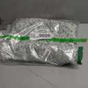 Yimobra Bathroom Rugs for Home Essentials, Non Slip Washable Bath Mat, Soft Water Absorbent Plush Shower Rug for Bathroom Floor, Bath Decor Accessories, 24x17, Light Green White