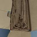MIULEE 100% Blackout Linen Curtains for Bedroom Thermal Insulated Brown Grommet Room Darkening Curtains & Drapes Fall Decor for Living Room Nursery 52 x 84 Inch (2 Panels)