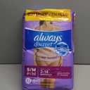 Always Discreet Adult Incontinence Underwear for Women and Postpartum Underwear, Small/Medium, Up to 100% Bladder Leak Protection, 32 Count