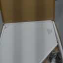 Fun Memories Corner Shelf Wall Mount, Floating Corner Shelves, Set of 2 Corner Wall Shelf Organizer, Rustic Wood Wall Storage Display Shelves for Living Room Bedroom Bathroom Kitchen, Rustic White