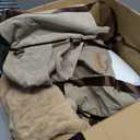 Dog Car Seat for Small Dogs - Waterproof Pet Booster Seat for Car with Clip-On Safety Leash, Soft Travel Carrier for Puppy up to 25 lbs, Memory Foam Filling and 2 Adjustable Buckles, Beige