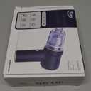 KMM Handheld Car Vacuum Cleaner, 9000Pa Vacuum Cleaner and Air Duster, 120W High Power Hand Held Vacuum with LED Light and Multi-Nozzles for Car, Home, Office, Pet (Blue)