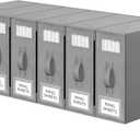 Cosybreeze Bed Sheet Organizers and Storage, Foldable Bed Sheet Set 4 Pack Twin/Full/King/Queen Size Organizing Bedding Container Linen Closet Organizer for Duvet Covers Clothes Towels, Grey