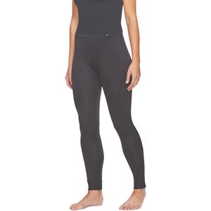 Terramar Women's Thermasilk Pointelle Pant (Medium, Black)