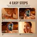 FSA Red Light Therapy Mask for Face,4 Modes HSA LED Face Mask Light Therapy,Acne Removal Wrinkles&Redness Anti-Aging,2000mAh Rechargeable,Wirless Remote,Infrared Photon Facial Mask for Travel Yoga