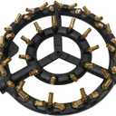 Propane Jet Burner with 44 Brass Tips for Camping Stove and Turkey Cooking GB-44 LP(Propane Gas 44 Tips)