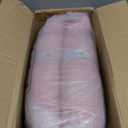 Bedsure Calming Dog Bed for Medium Dogs - Donut Washable Medium Pet Bed, 30 inches Anti-Slip Round Fluffy Plush Faux Fur Cat Bed, Fits up to 45 lbs Pets, Mauve Blush