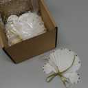 Seashell Angel Ornaments - 4PCS Handmade Natural Shell Crafts for Coastal & Beach Christmas Tree Hanging Ornaments