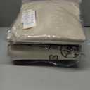 SUNROX DryFast Foam Outdoor Chair Cushion with DryMesh Drainage, All-Weather FadeShield Water Resistant Patio Furniture Cushions, Ultra Durable Patio Chair Cushions 17"x16", 4 Pack Cream