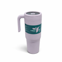 REDUCE Stainless Steel Tumbler with Handle - Dual-Wall Vacuum Insulated Travel Mug, Sweat-Proof Lid & Reusable Straw - Keeps Drinks Cold for 24 Hrs, Fits Cupholders, Dishwasher Safe