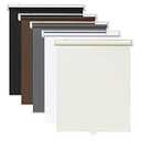 LazBlinds No Tools No Drill Cordless Roller Shades, 100% Blackout Roller Blinds for Windows, Thermal Insulated UV Protection Waterproof Roll Up Window Blinds and Shades, 26'' W x 72'' H